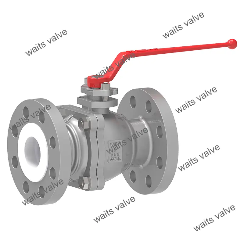 Level Ptfe Lined Ball Valve